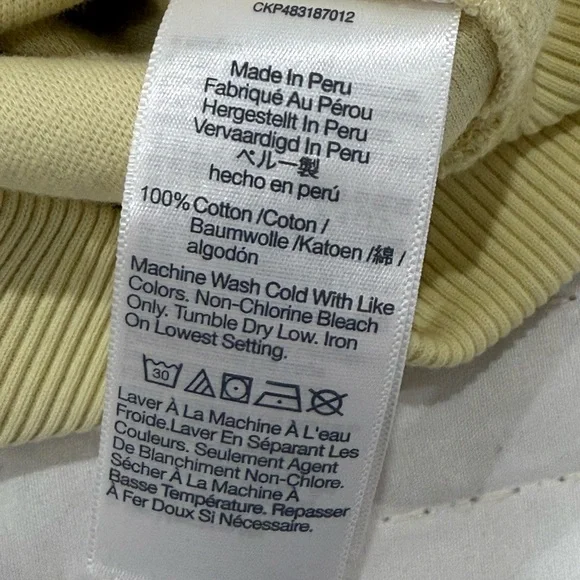 Madewell 100% Cotton Yellow Hoodie - Picture 6 of 7